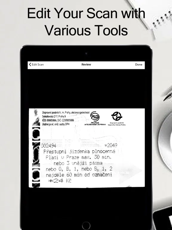 Captures d'écran de Tiny Pdf Scanner iPad 