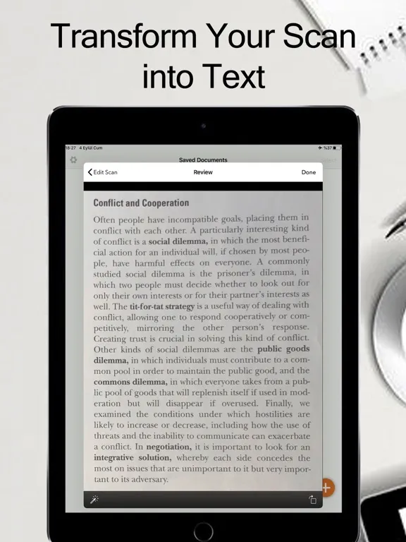 Captures d'écran de Tiny Pdf Scanner iPad 