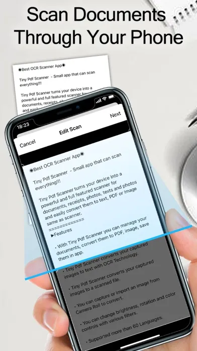 Captures d'écran de Tiny Pdf Scanner