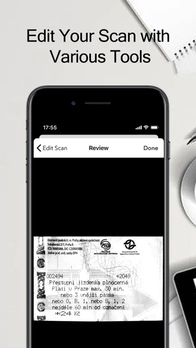 Captures d'écran de Tiny Pdf Scanner