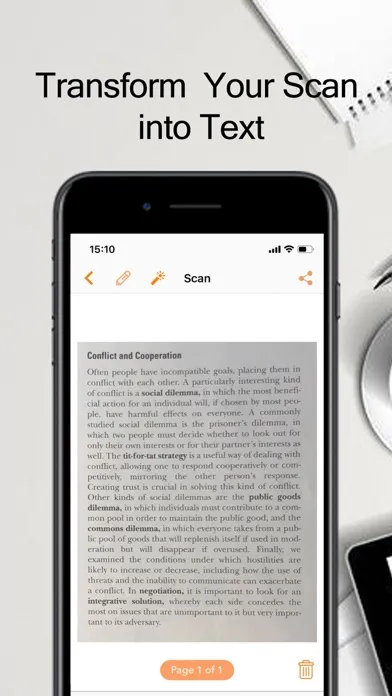 Captures d'écran de Tiny Pdf Scanner