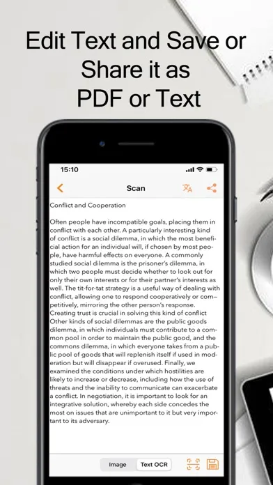 Captures d'écran de Tiny Pdf Scanner