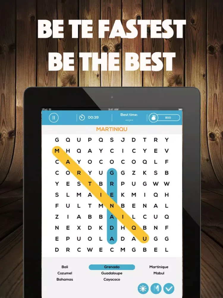 تصاویر Colorful Word Search iPad 
