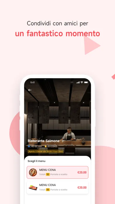 Tangkapan skrin AYCE: Sushi Consegna e Prenota