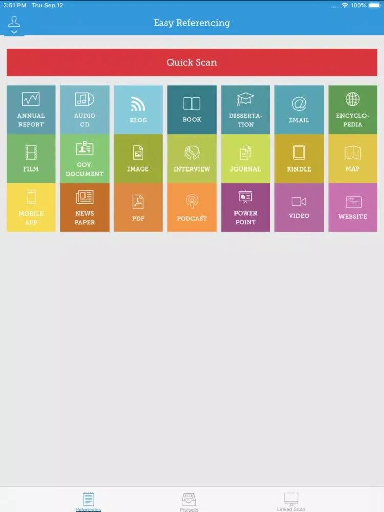 Capturas de pantalla de Easy Harvard Referencing iPad 