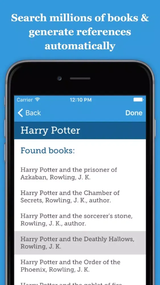 Capturas de pantalla de Easy Harvard Referencing