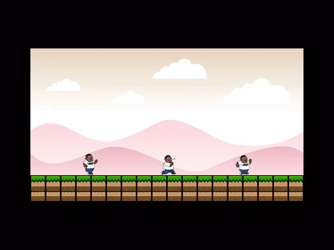 ภาพหน้าจอของ Base Invaders - For Big Narstie iPad 