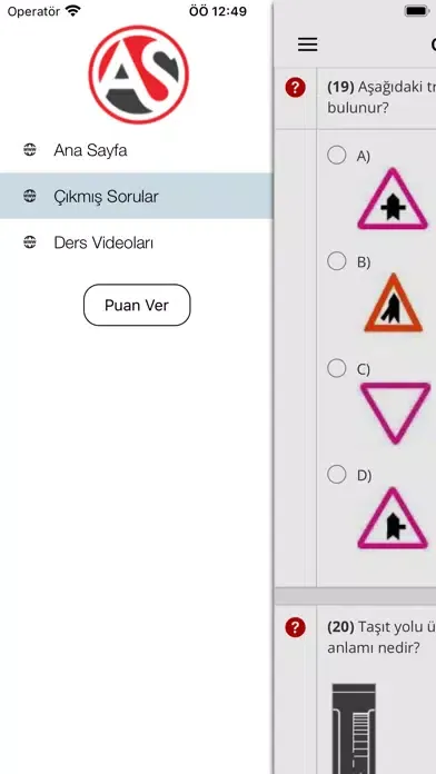 Capturas de pantalla de AYDINSARI SÜRÜCÜ KURSU