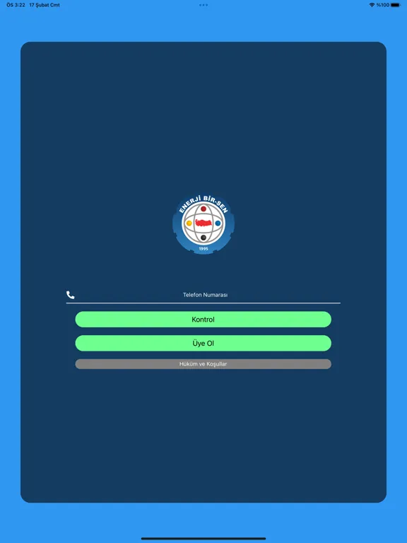 Enerji Bir-Sen Dijital Kimlik iPad  Screenshots