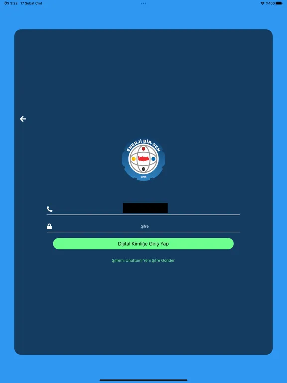 Enerji Bir-Sen Dijital Kimlik iPad  Screenshots