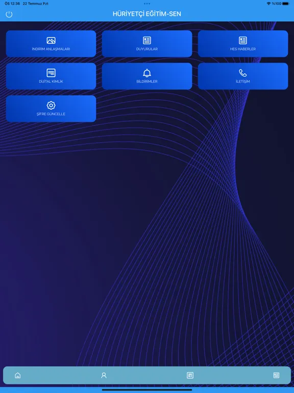Zrzuty ekranu HÜR-SEN Dijital Kimlik iPad 