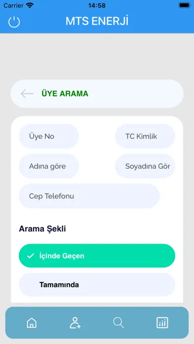 MTS Enerji Üye Takip应用截图