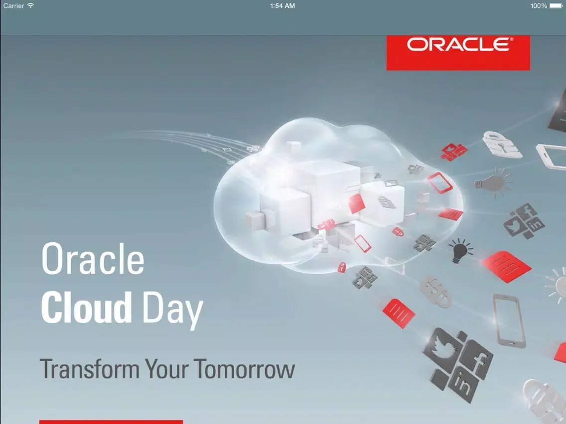Oracle Cloud Day ZA iPad  स्क्रीनशॉट