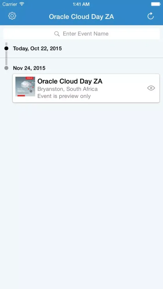 Oracle Cloud Day ZA स्क्रीनशॉट