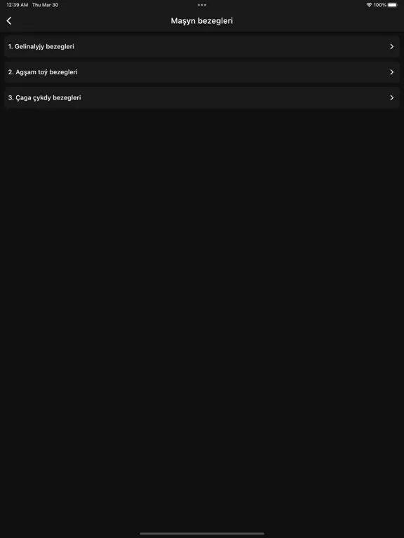 Capturas de tela do NUR toy hyzmatlary iPad 