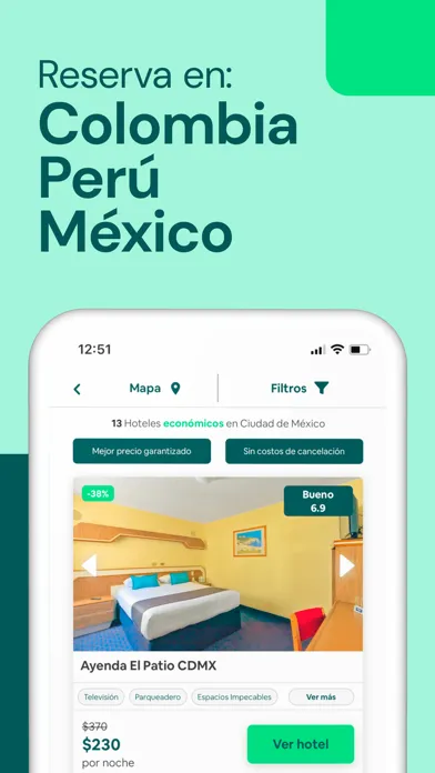 Ayenda: Hoteles Económicos Screenshots