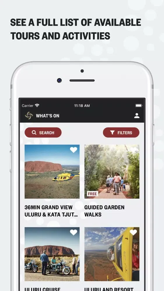Captures d'écran de Ayers Rock Resort Planner