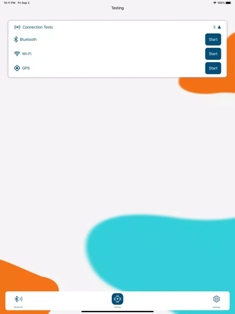 Capturas de pantalla de Ayesha - Bluetooth search iPad 