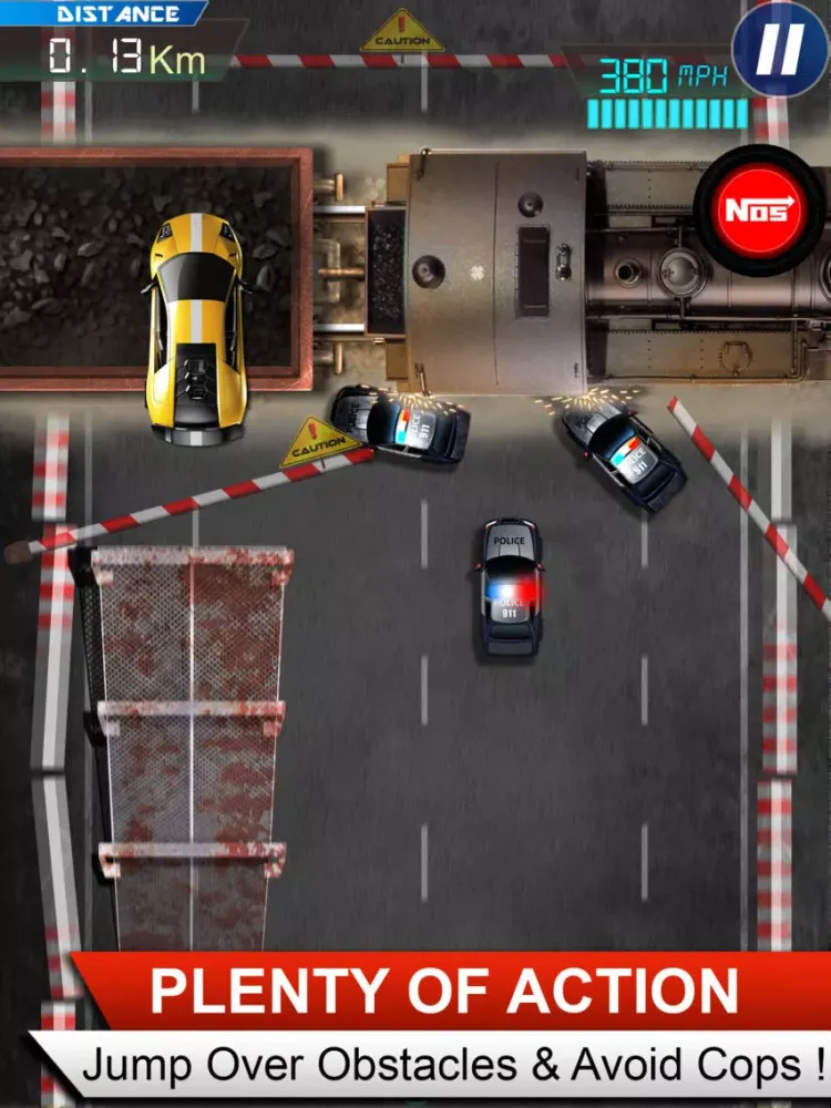 Tangkapan layar Ace Driver iPad 