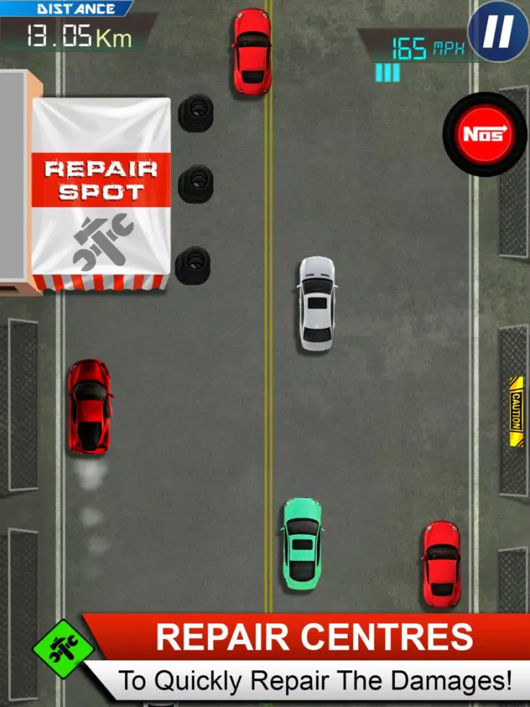 Tangkapan layar Ace Driver iPad 
