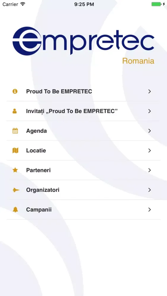 Tangkapan skrin EMPRETEC Romania