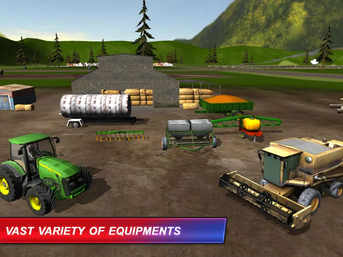 American Farm Simulator:Diesel Truck Harvest Crop iPad  Screenshots