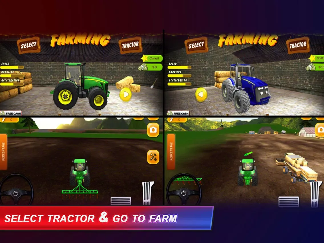 American Farm Simulator:Diesel Truck Harvest Crop iPad  Screenshots