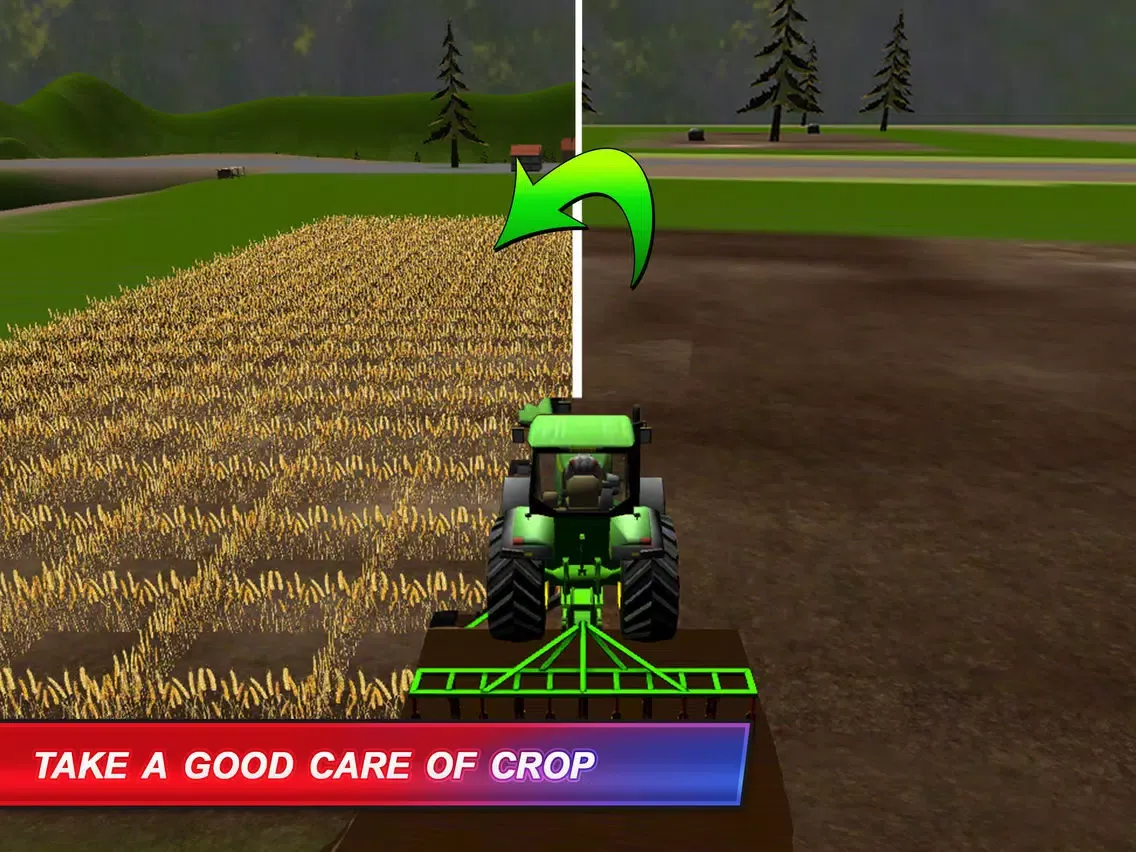 American Farm Simulator:Diesel Truck Harvest Crop iPad  Screenshots