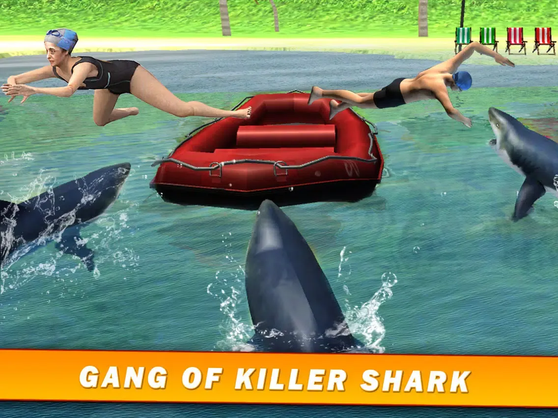Deadly Jaws Shark Evolution : Hungry Attack World iPad 应用截图