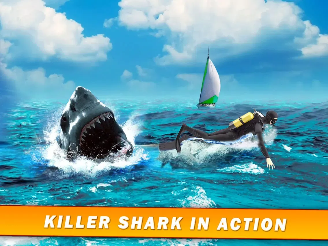 Deadly Jaws Shark Evolution : Hungry Attack World iPad 应用截图