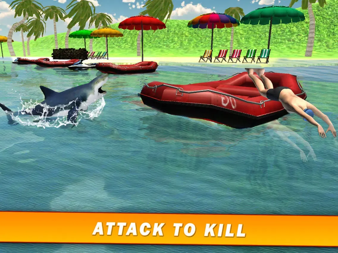 Deadly Jaws Shark Evolution : Hungry Attack World iPad 应用截图