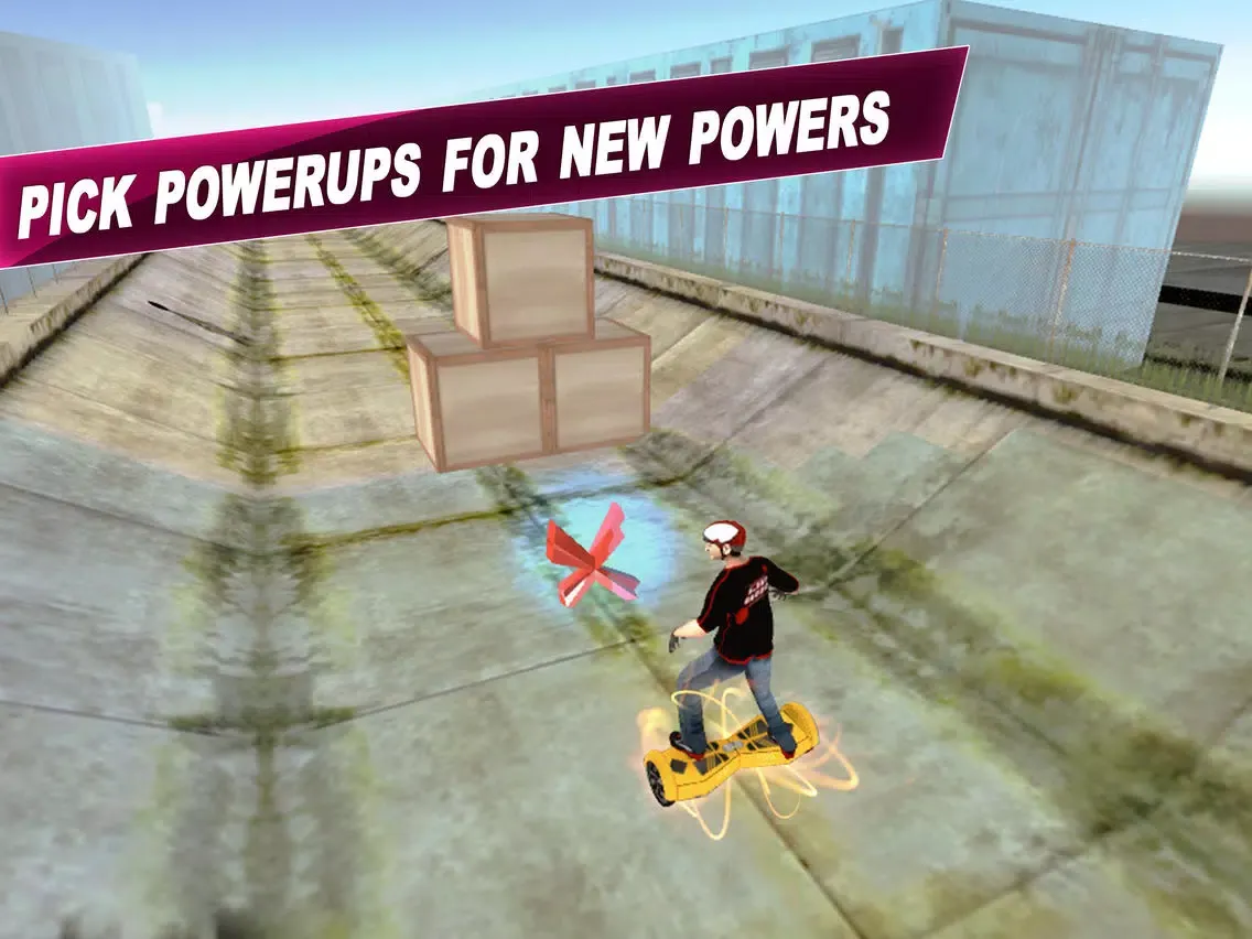 Zrzuty ekranu Hoverbard Racing Game Boy: Real Life Simulator iPad 