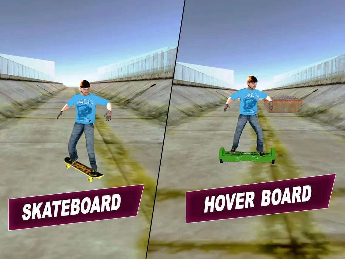 Zrzuty ekranu Hoverbard Racing Game Boy: Real Life Simulator iPad 