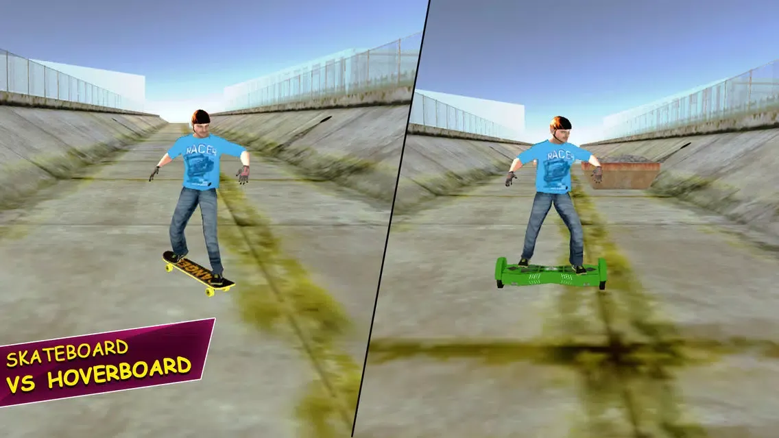 Zrzuty ekranu Hoverbard Racing Game Boy: Real Life Simulator