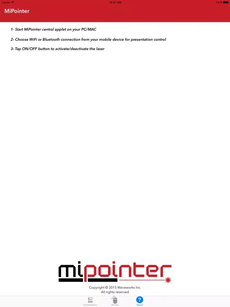 MiPointer iPad  스크린샷