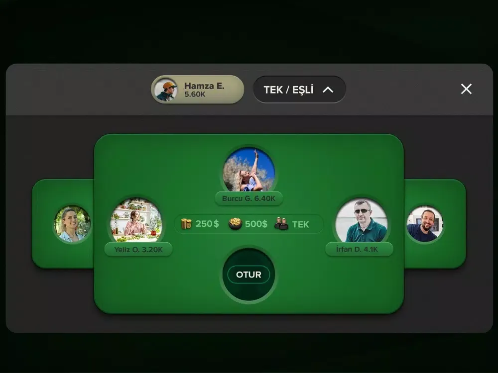 Aylak Çanak Okey iPad  Screenshots