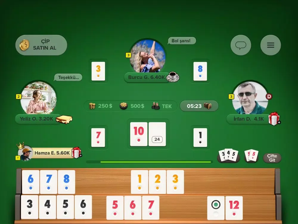 Aylak Çanak Okey iPad  Screenshots