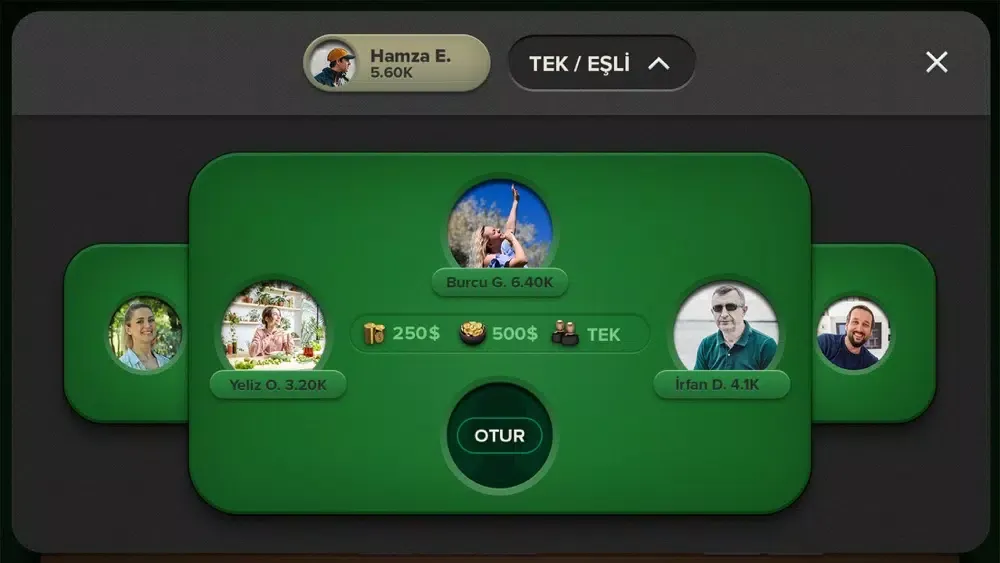 Aylak Çanak Okey Screenshots