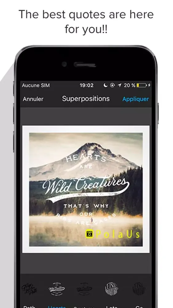 Capturas de pantalla de PolaUs - Add ArtWorks,frames & text for insta.gram