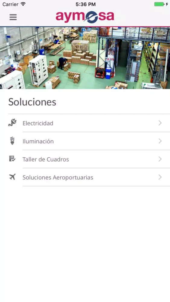 Aymesa aparellaje y maquinaria eléctrica應用截圖