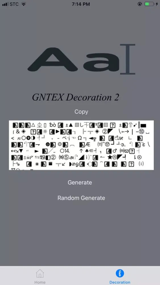 Capturas de tela do GNTEX