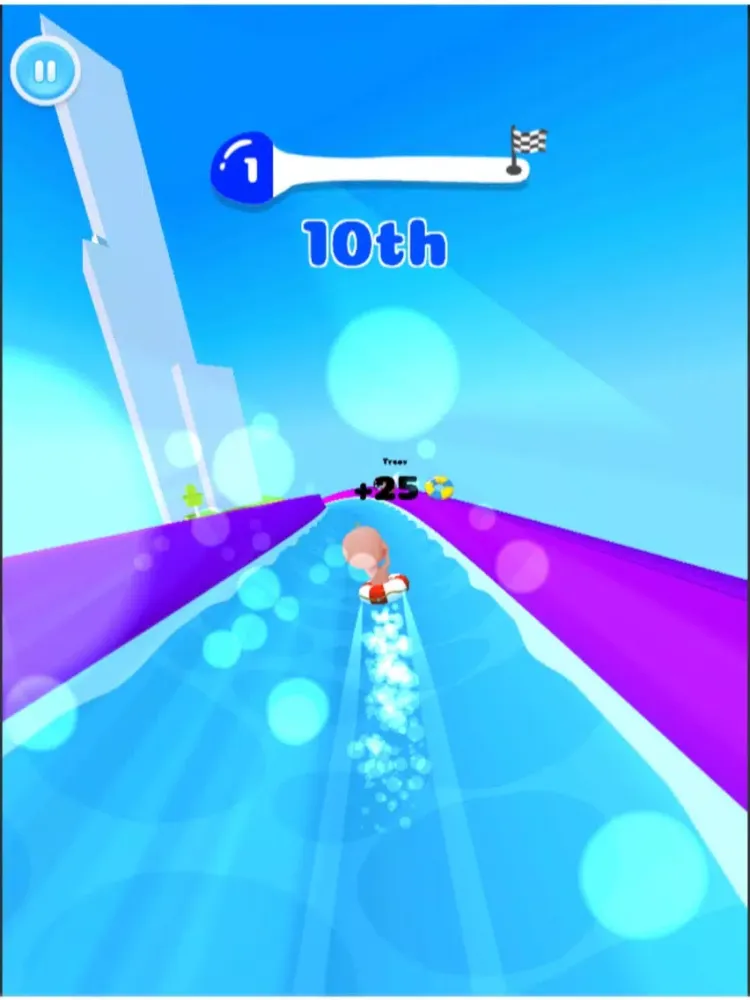Aquapark Fun Race :3D slide io iPad  스크린샷
