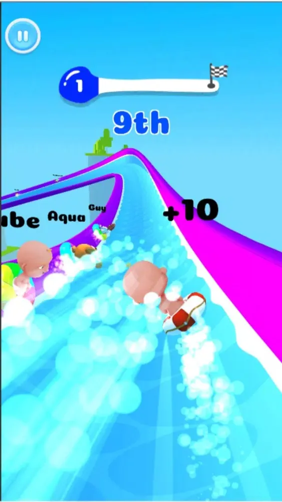 Aquapark Fun Race :3D slide io 스크린샷