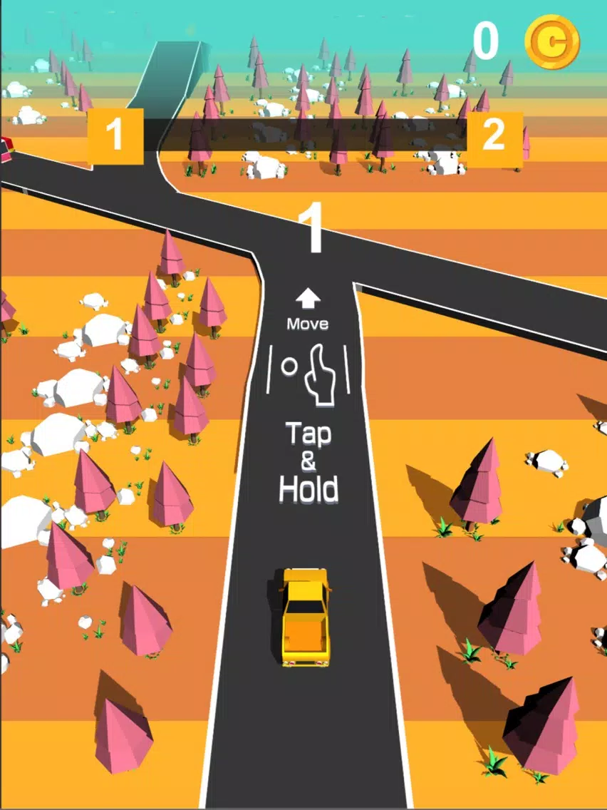 Traffic Run! Fun Park race 3D iPad  Screenshots