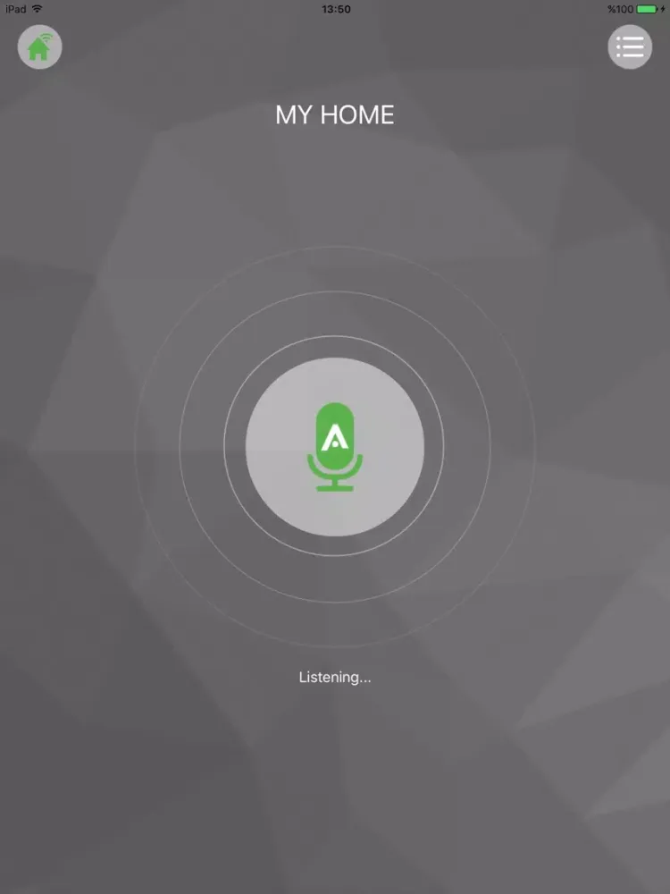 KNX Voice Control iPad 應用截圖