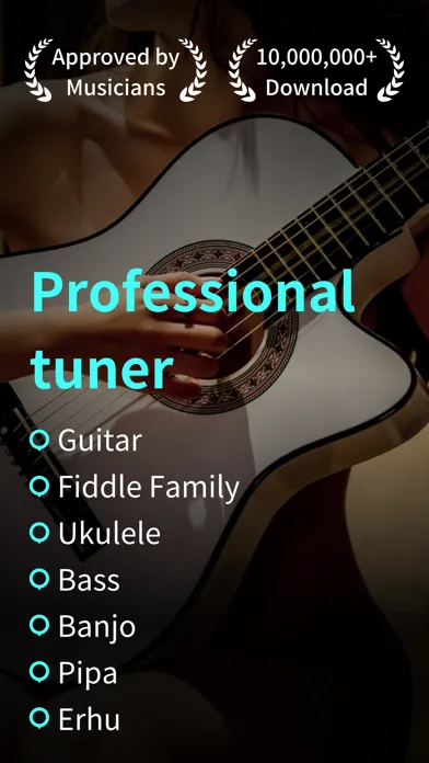 Tangkapan skrin Tuner-Guitar&Ukulele&Bass