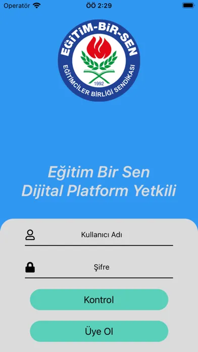 Captures d'écran de EBS Dijital Platform Yetkili