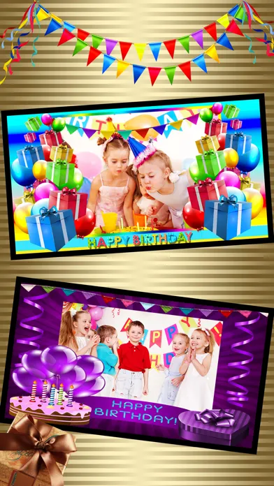 Скриншоты Happy Birthday Photo Frames!