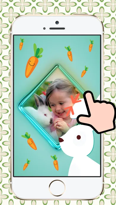 Capturas de tela do Bunny Photo Frames