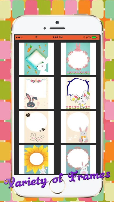 Capturas de tela do Bunny Photo Frames